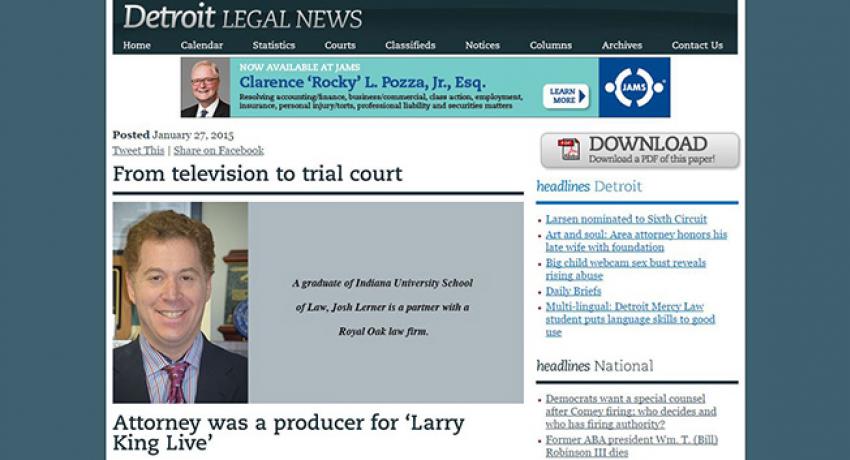 Detroit Legal News screenshot